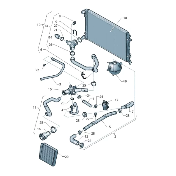 Manguera Defroster Para Bora 2005-2010 Volkswagen - Imagen 4