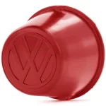 36-Copa Negra de Rin con Emblema VW para VW Sedán 1600, 1600i Rojo