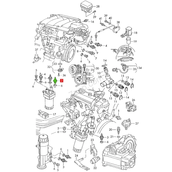 Bulbo De Aceite Para Golf/jetta/combi *Importado - Imagen 5