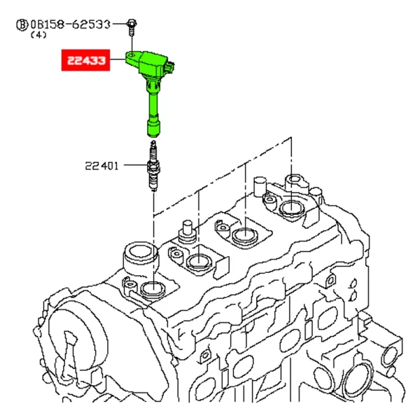 Bobina Pencil Para Np300 *Nissan - Imagen 7