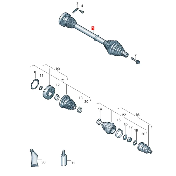 Flecha Derecho Para Beetle/jetta 2013-2017 *volkswagen - Imagen 4