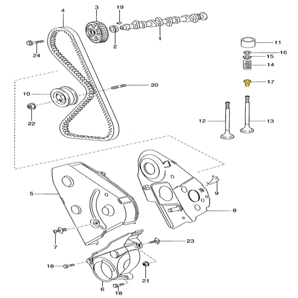 Sello De Valvula 2.0L Para Audi/Golf/Jetta/Bora *Volkswagen - Imagen 4