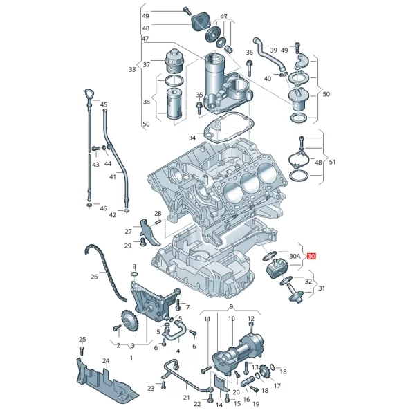 Enfriador Aceite Para Audi A4/A6/A8/Passat Diesel *Nacional - Imagen 5