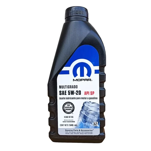 Aceite Multigrado Mineral 5w20 Mopar 946ml