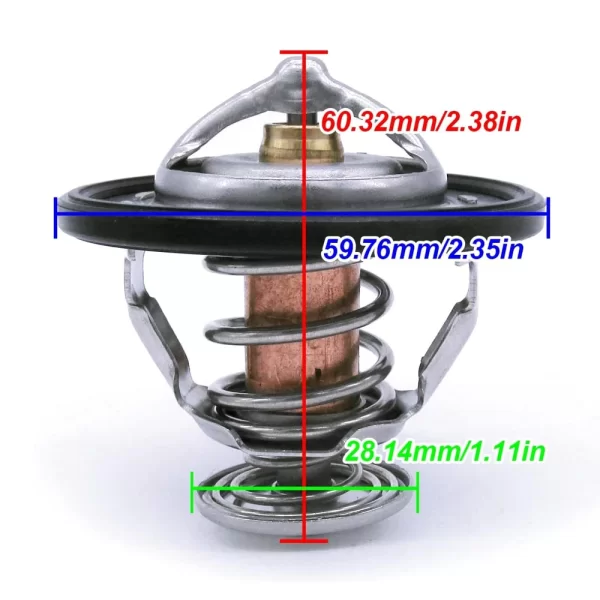 Termostato 82°C 55mm Para Toyota Hiace Yaris *Importado - Imagen 3