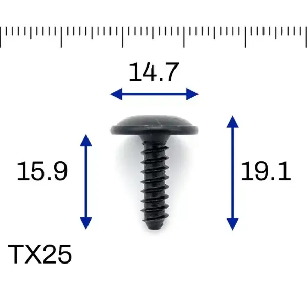 Tornillo Tolva Guardafango Para Volkswagen Audi *Volkswagen - Imagen 3