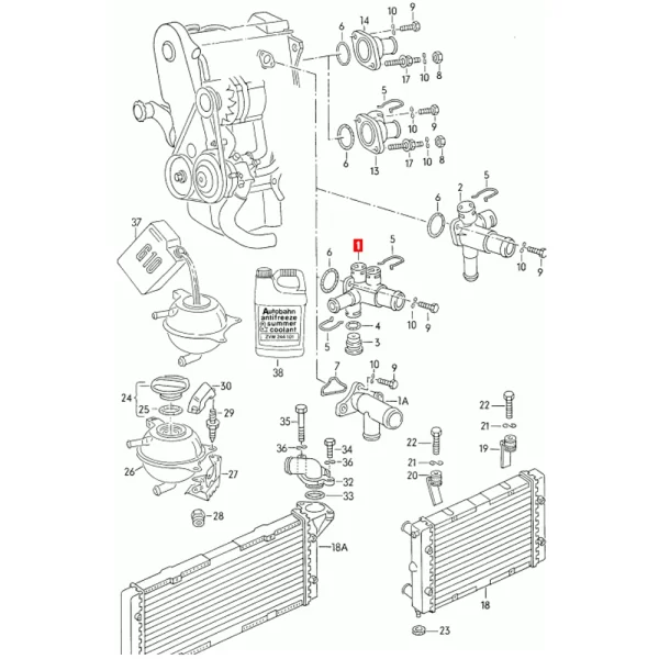 Brida de Agua Para Golf Jetta Passat *Volkswagen - Imagen 6