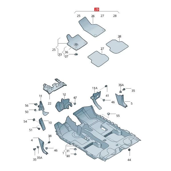 Juego de Tapetes Para Jetta MK6 *Volkswagen - Imagen 9