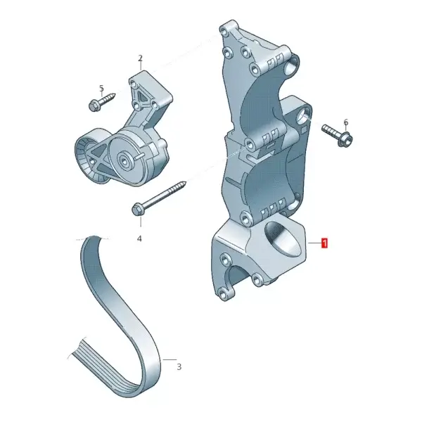 Soporte De Bomba de Direccion Para Golf Jetta A4 Volkswagen - Imagen 9