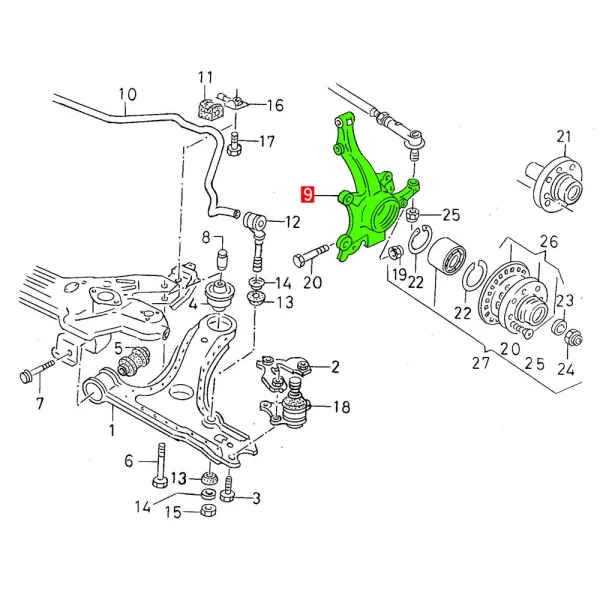 Mangueta Delantero Derecho Para Golf Jetta A3 *Volkswagen - Imagen 8