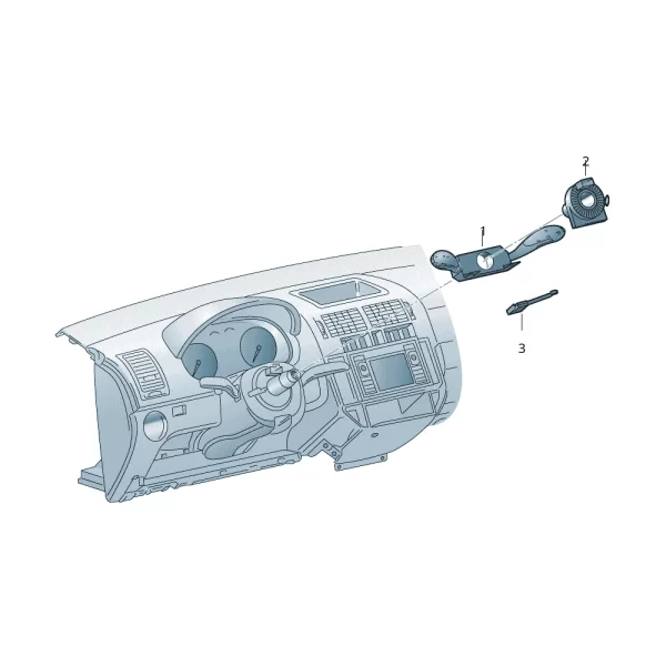 Palanca De Limpiadores Para Polo Lupo *Volkswagen - Imagen 8