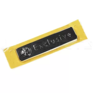 Placa Emblema "Exclusive" Para Passat Touareg *Volkswagen