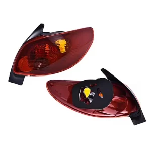 Calavera Sin Foco Derecho Para Peugeot 206 *Depo (Taiwan)