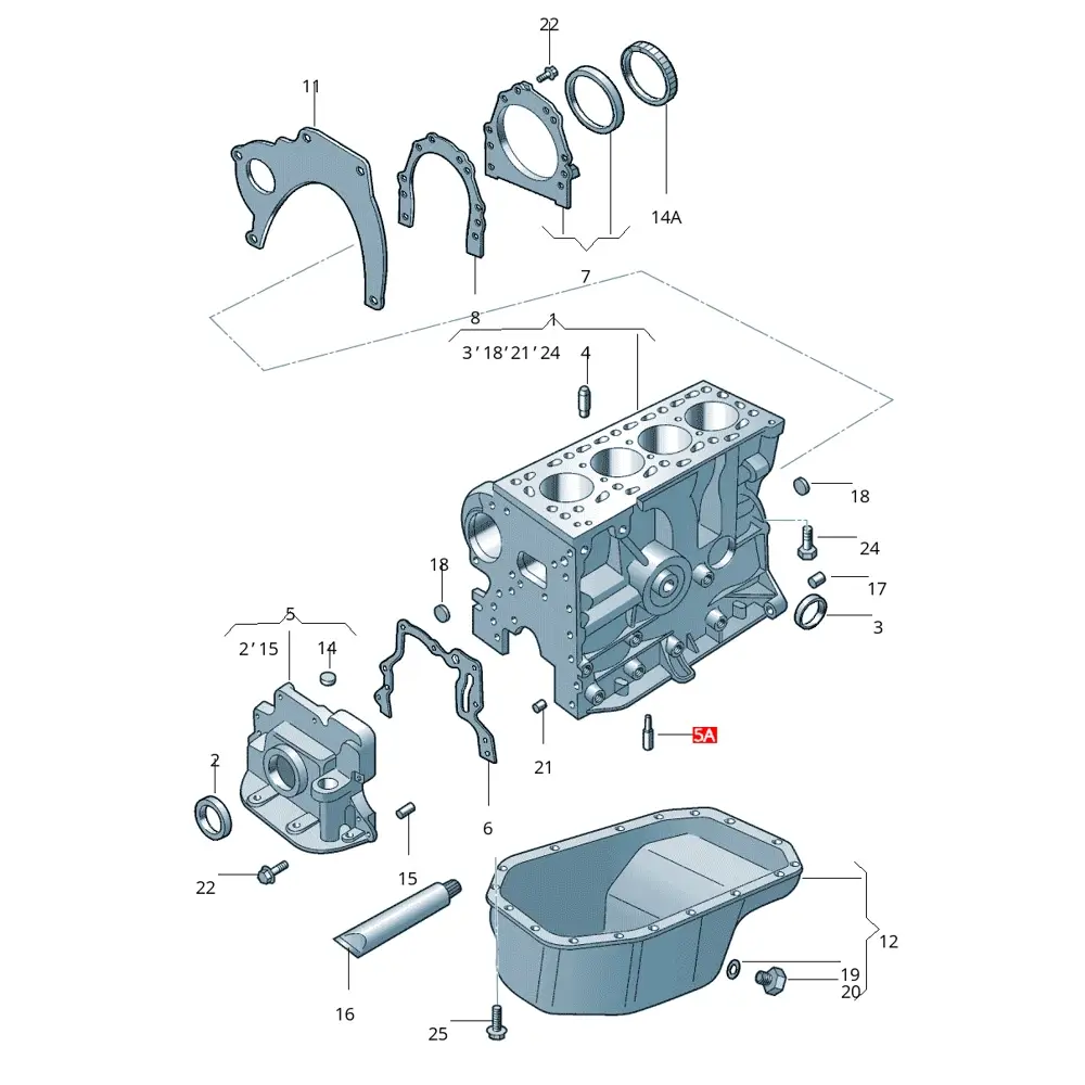 Inyector De Aceite De Motor Para Polo Lupo Gol *Volkswagen - Imagen 4