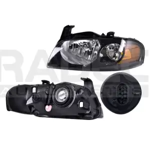 Faro Delantero Izquierdo Fondo Negro Para Sentra B-15 *Taiwan