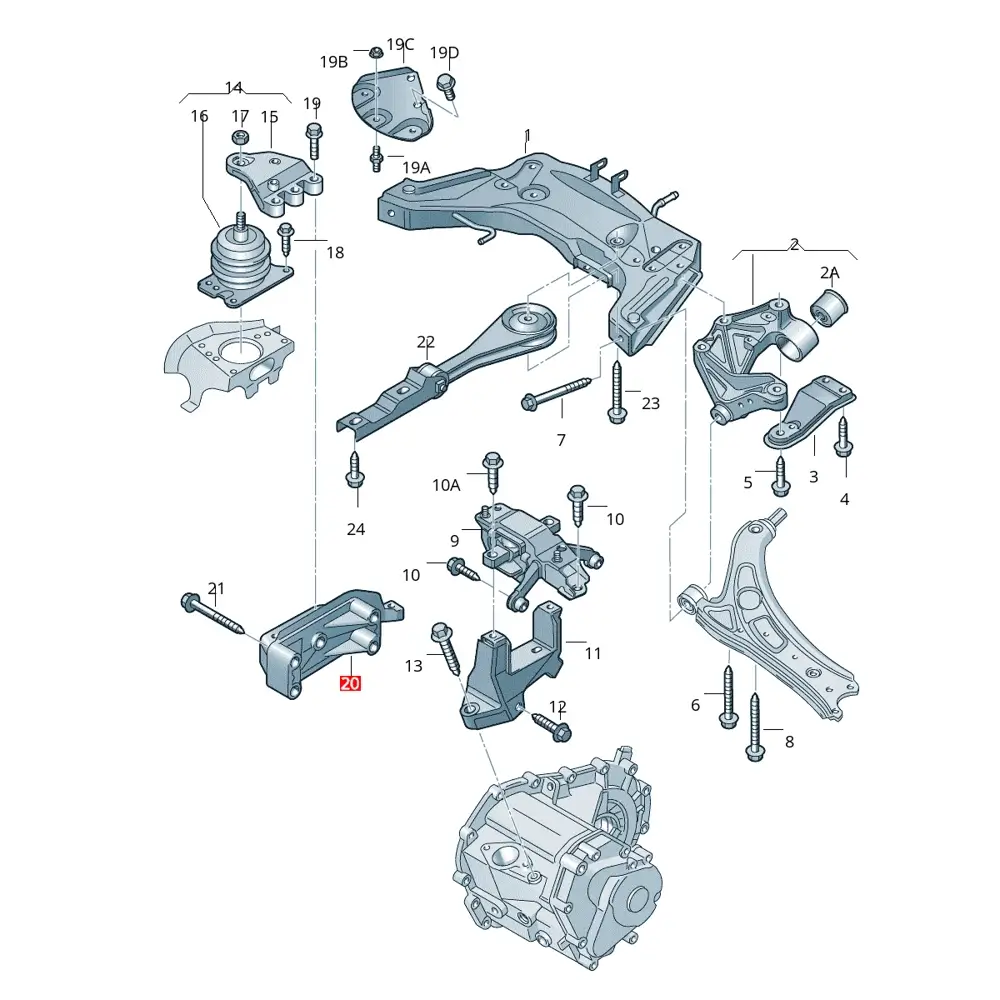 Consola De Motor Para Polo Gol *Volkswagen - Imagen 8