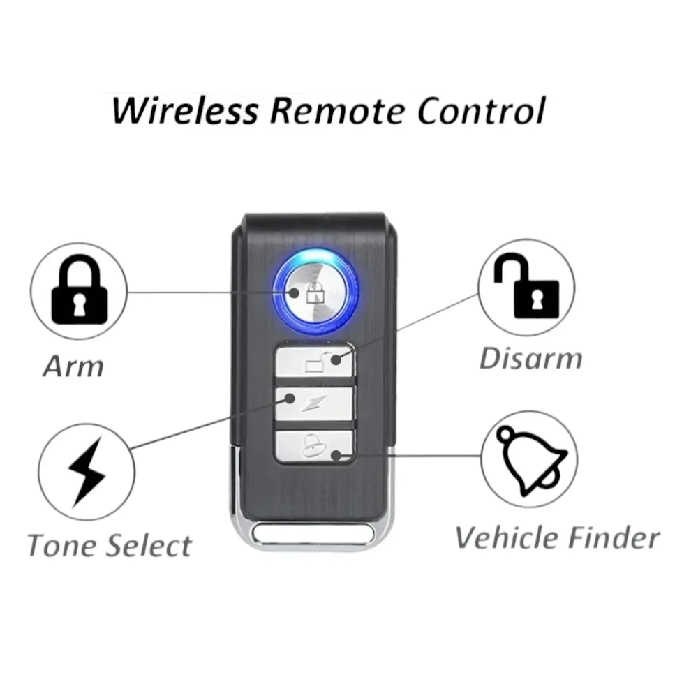 Alarma Mengshen Para Automóvil, Bicicleta Y Moto - Imagen 6