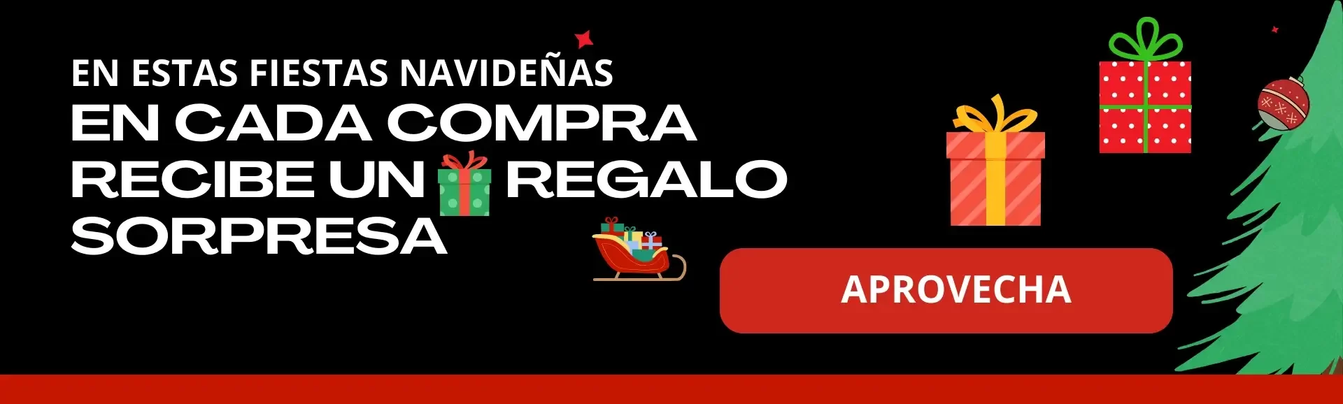 Recibe un regalo sorpresa en cada compra que realices